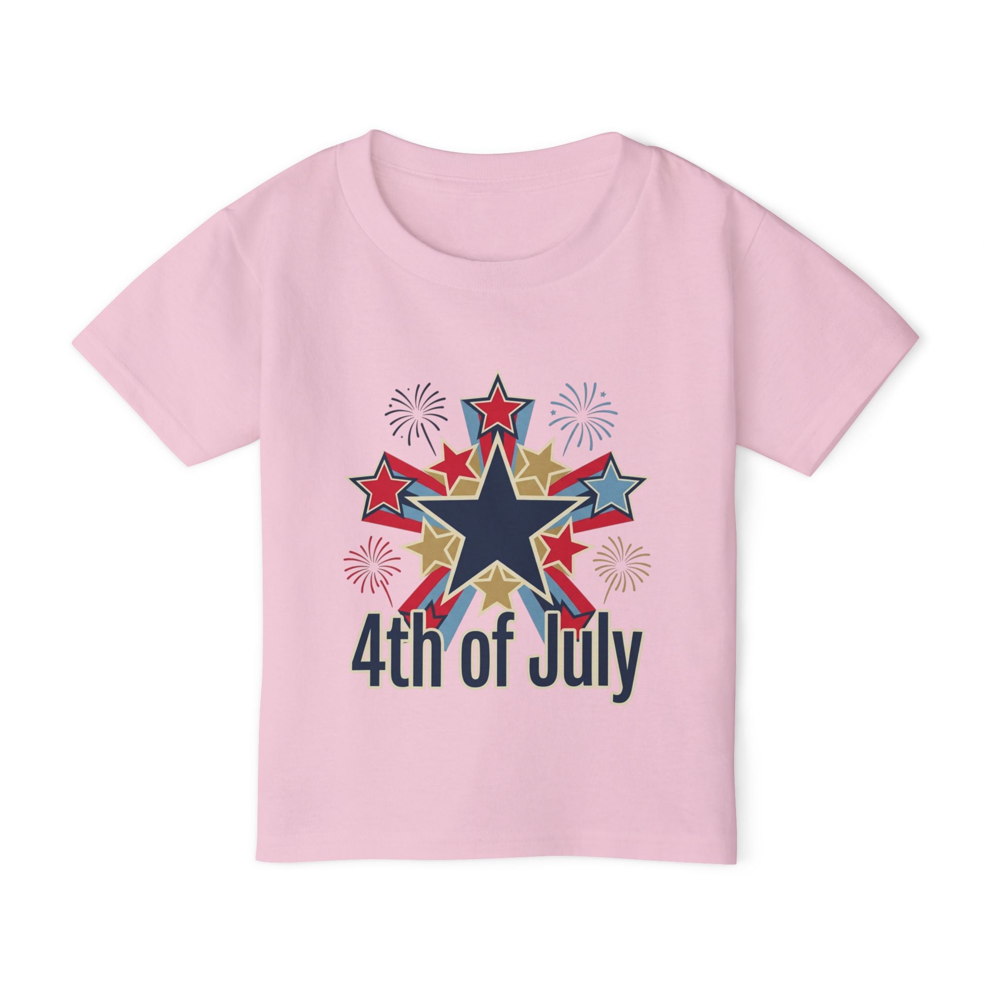 4th of July Toddler T-Shirt — Fireworks Star