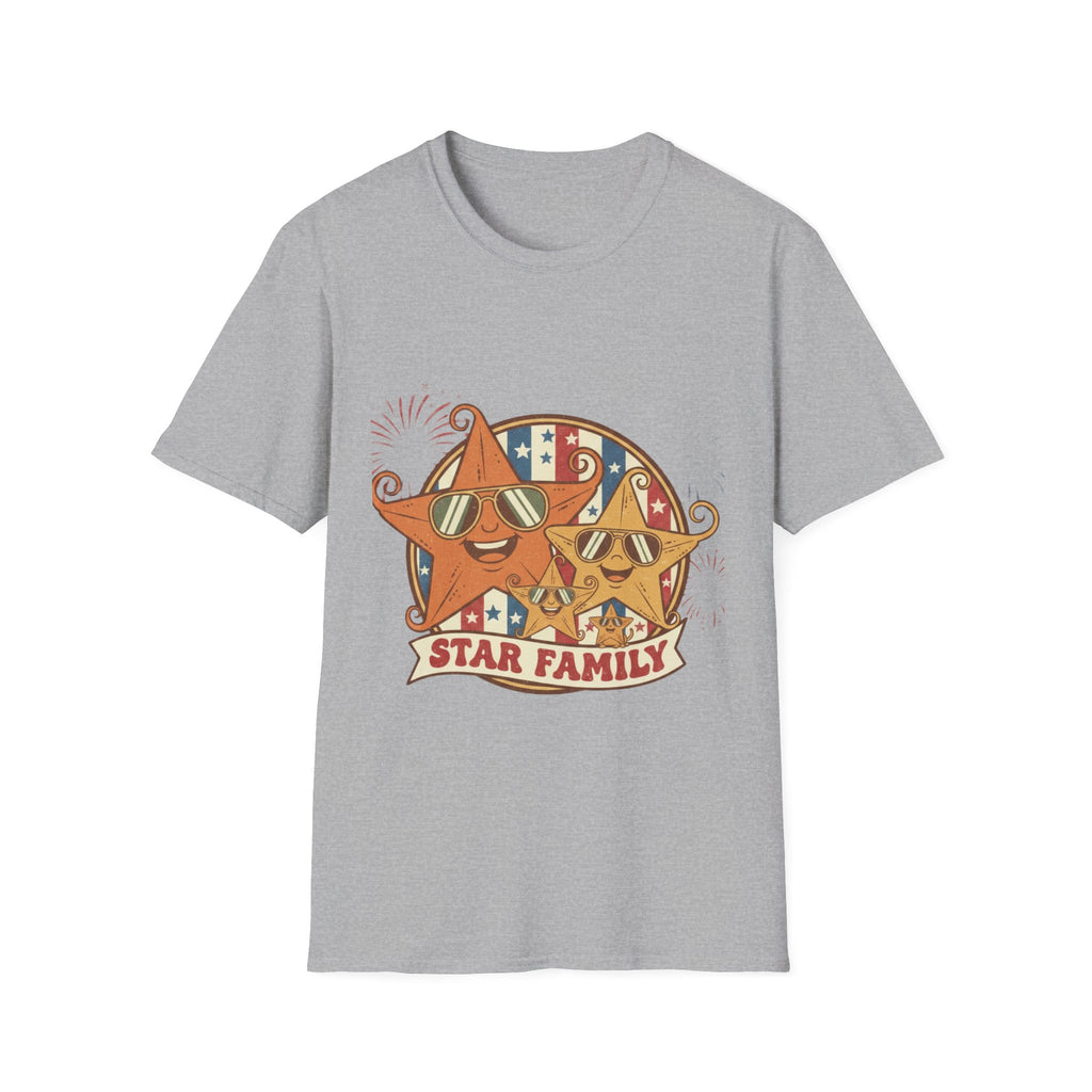 Family Star 4th of July Tee — Vintage Cool Star Family Edition