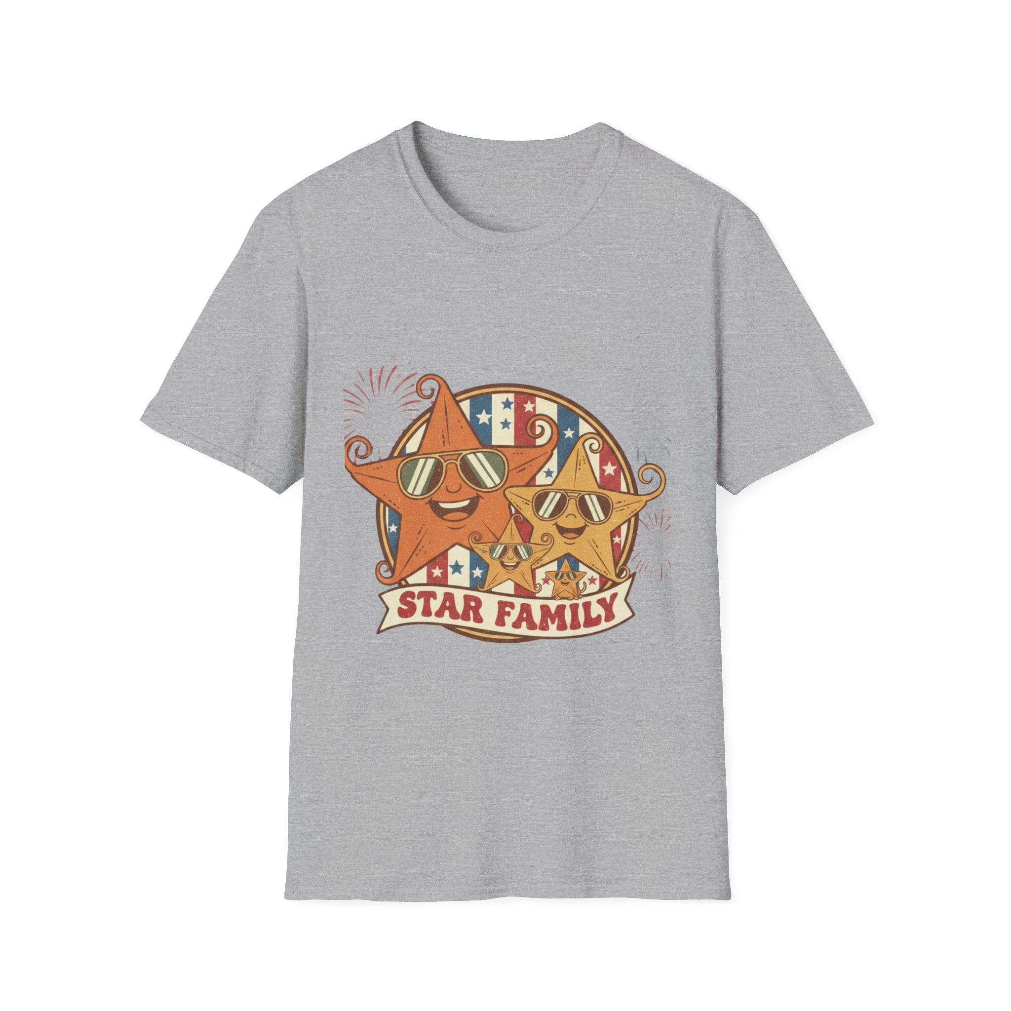 Family Star 4th of July Tee — Vintage Cool Star Family Edition