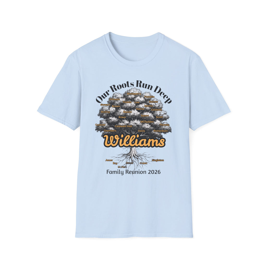 Unisex Family Reunion Shirt — Williams 2026 - REGULAR STYLE