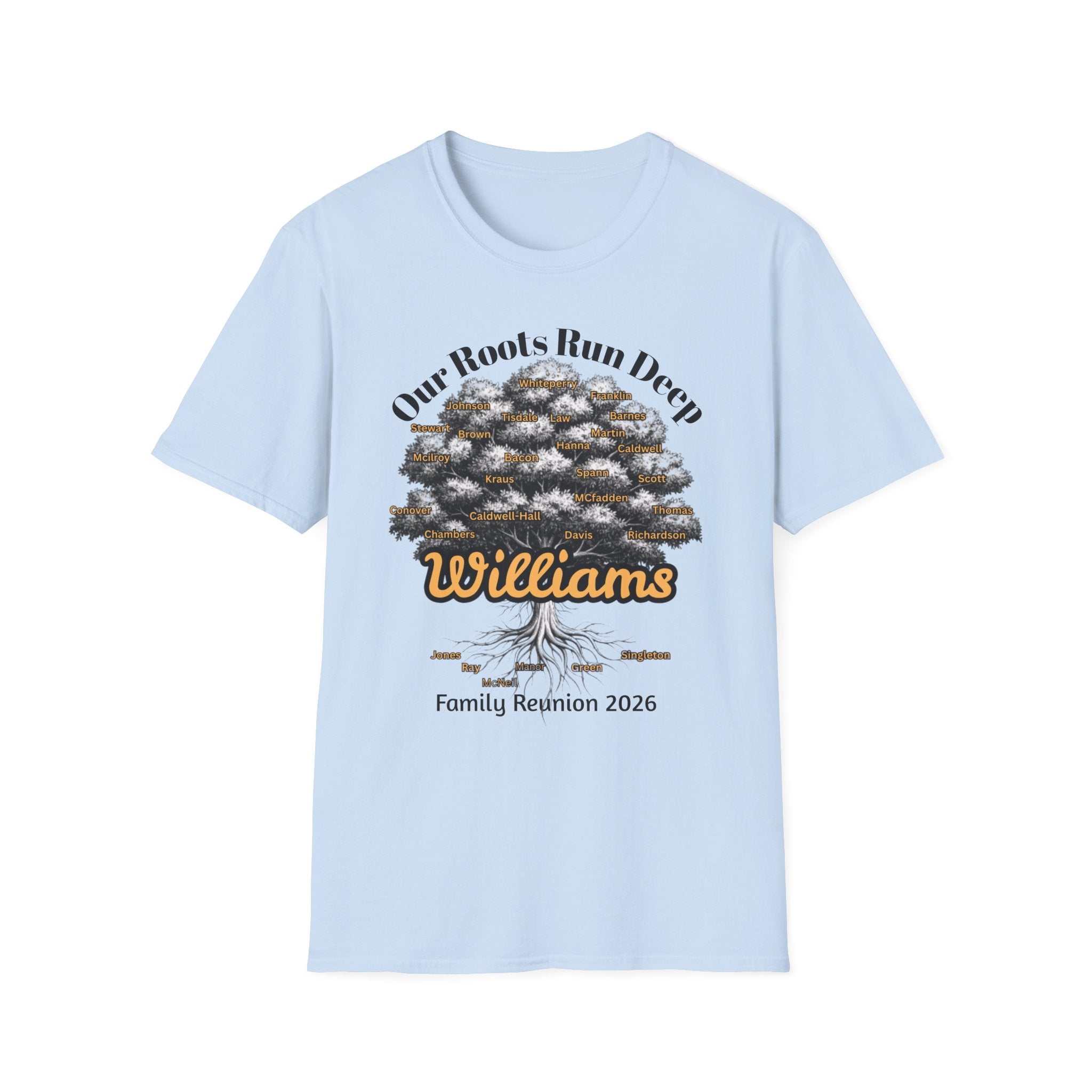 Unisex Family Reunion Shirt — Williams 2026 - REGULAR STYLE