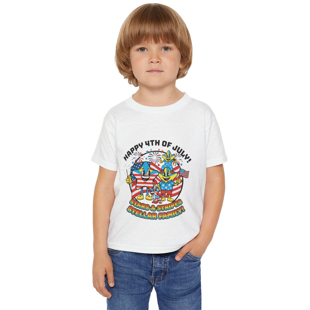 Stellar Family Toddler Tee — Happy 4th of July