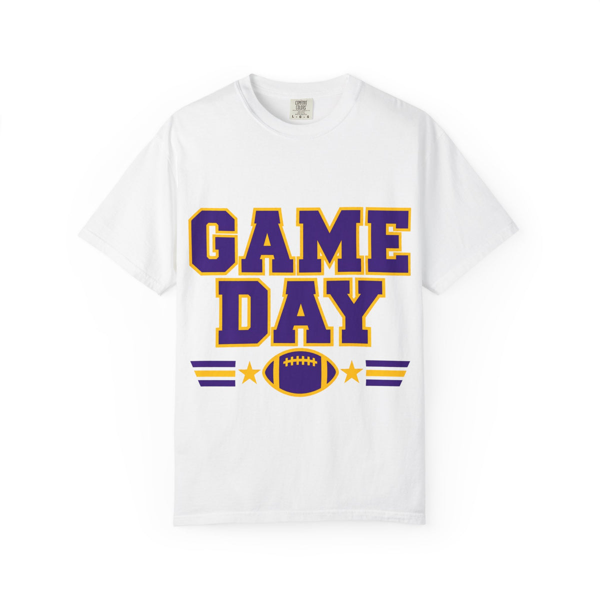 Game Day Football Shirt – Purple & Gold