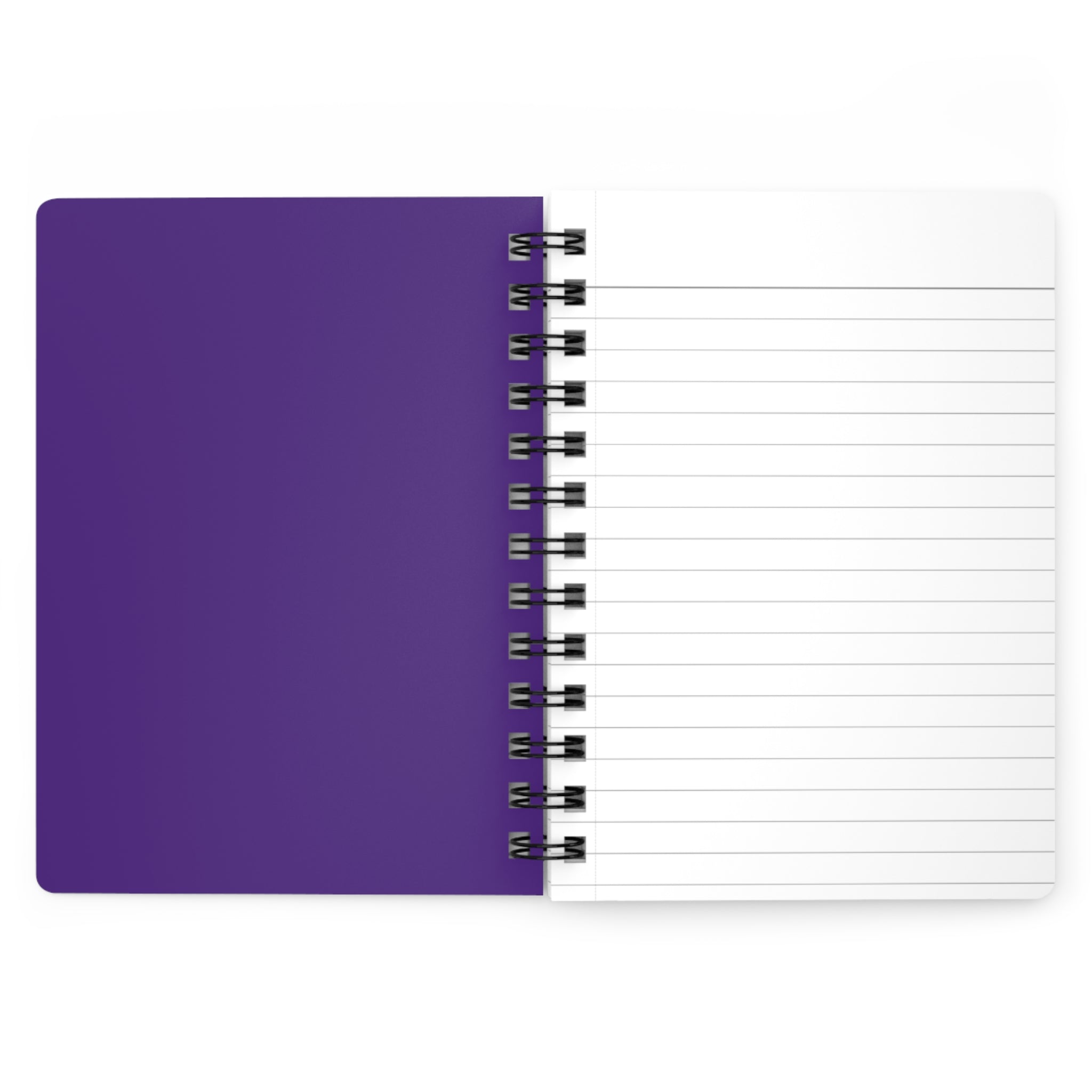 Stay Inspired Beach Spiral Notebook | Family Star (purple)