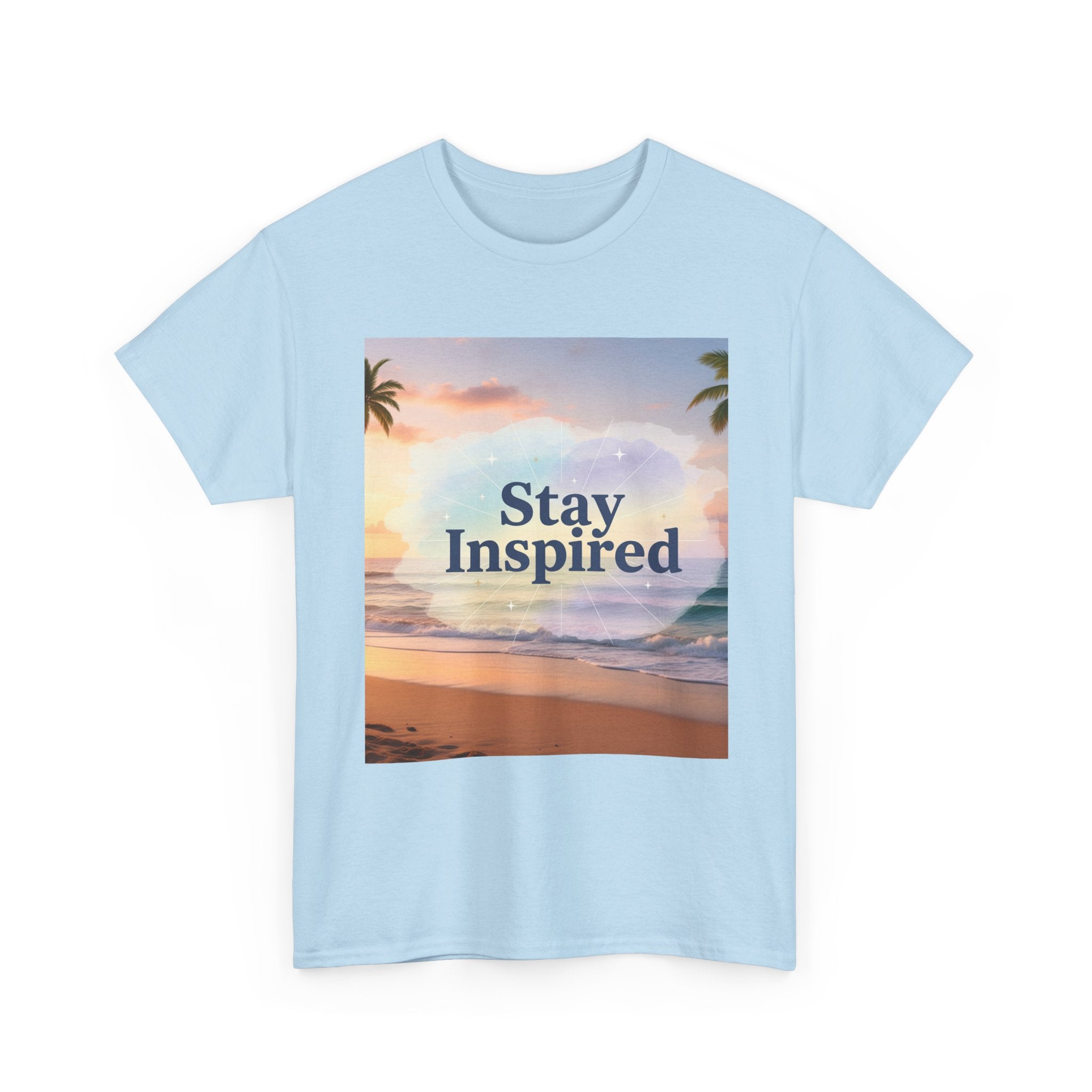Stay Inspired Beach Sunset Unisex T-Shirt