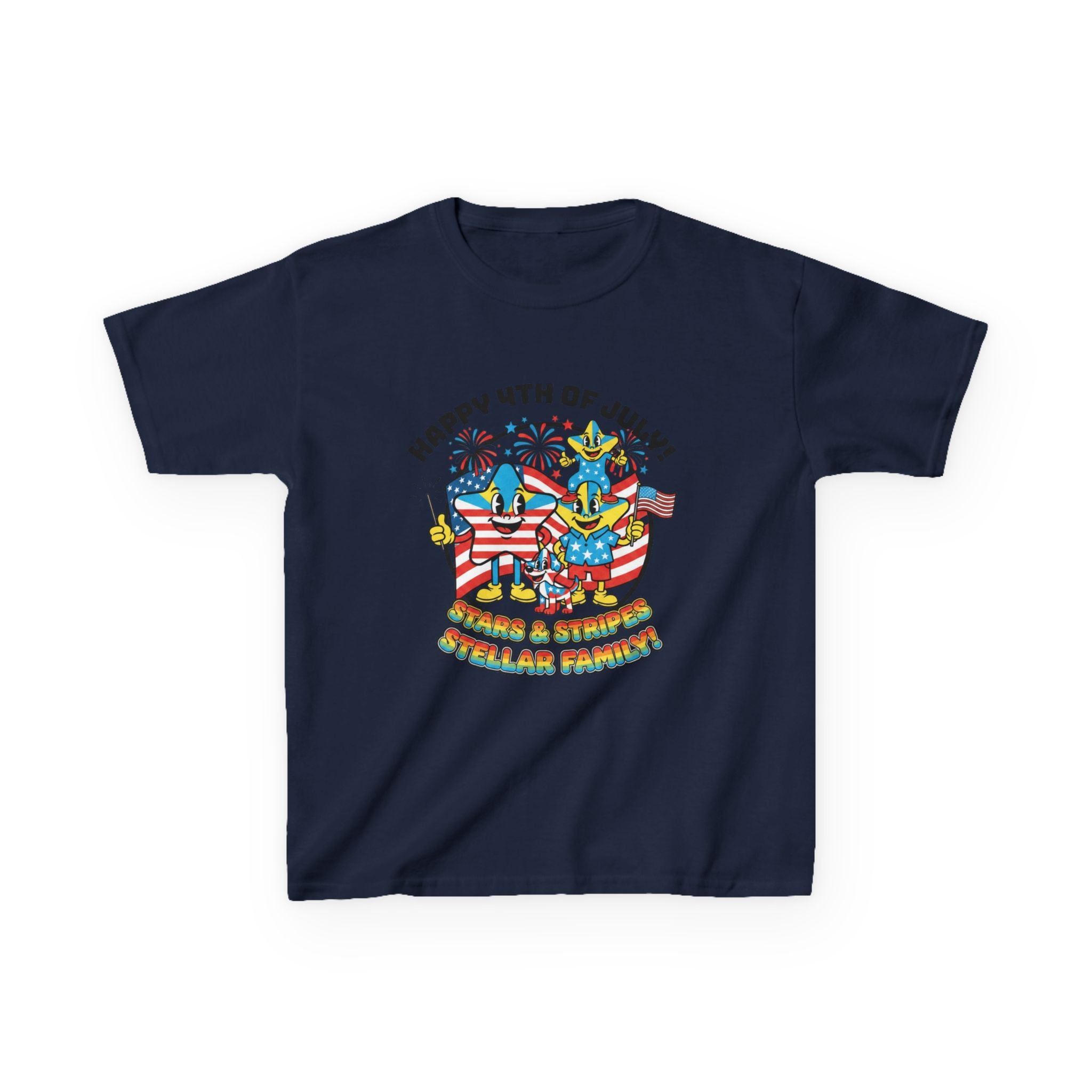 Stellar Family Kids Tee — Happy 4th of July