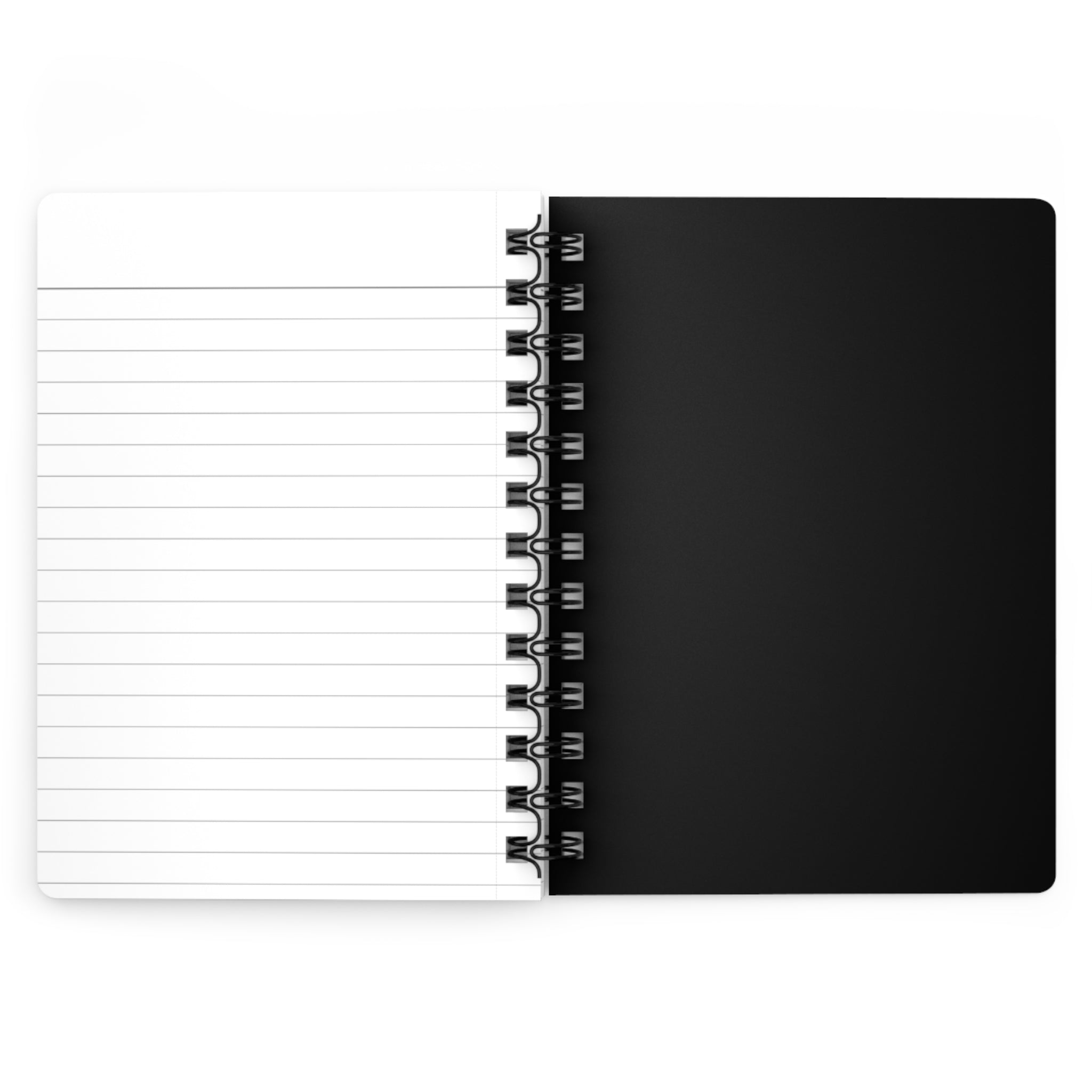 Stay Inspired Beach Spiral Notebook | Family Star (black)