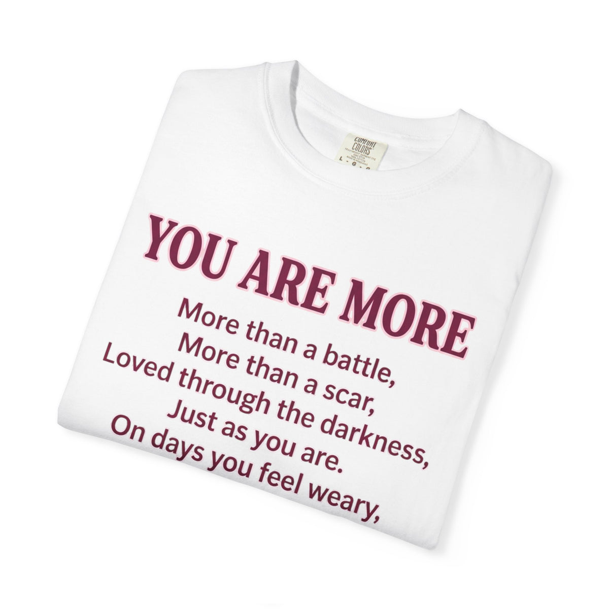 Pink Ribbon Poem T-Shirt | Breast Cancer Awareness & Hope