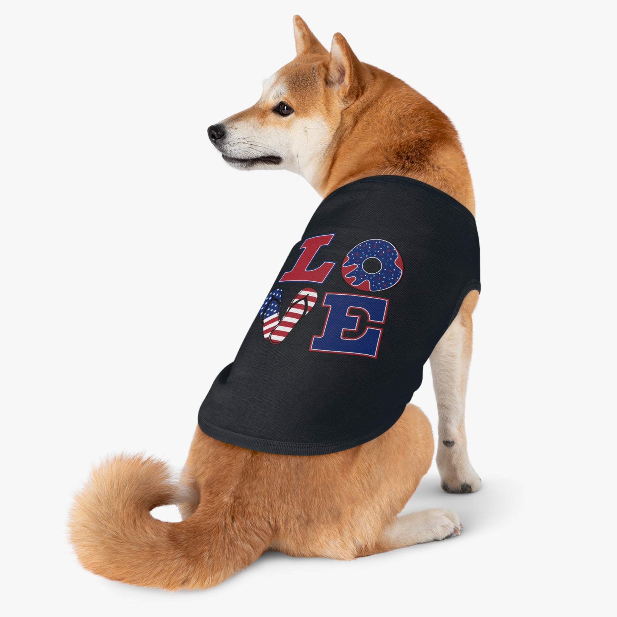 4th of July Love Pet Tank Top