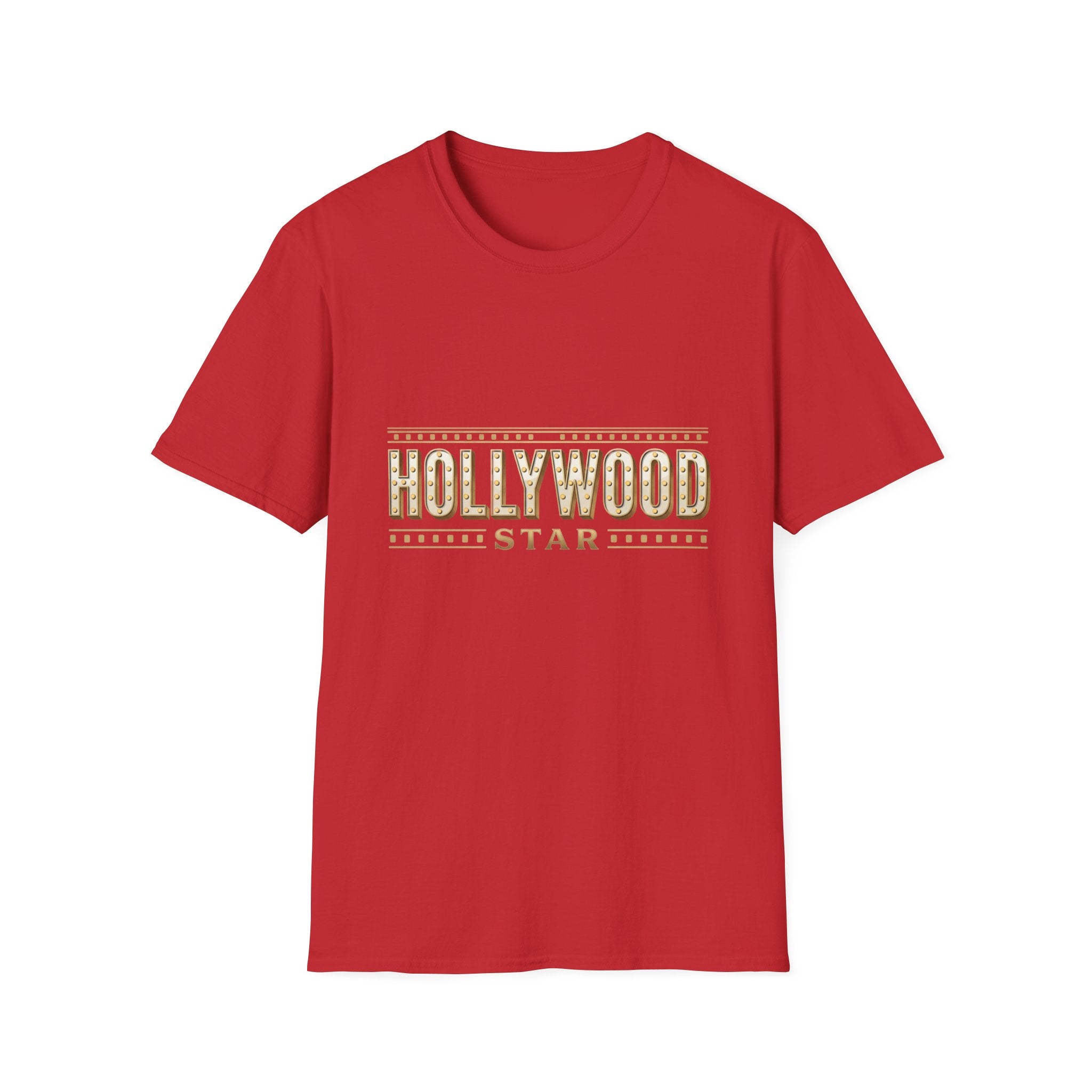 Hollywood Star Vintage Marquee T-Shirt — Retro Movie Sign Graphic Tee