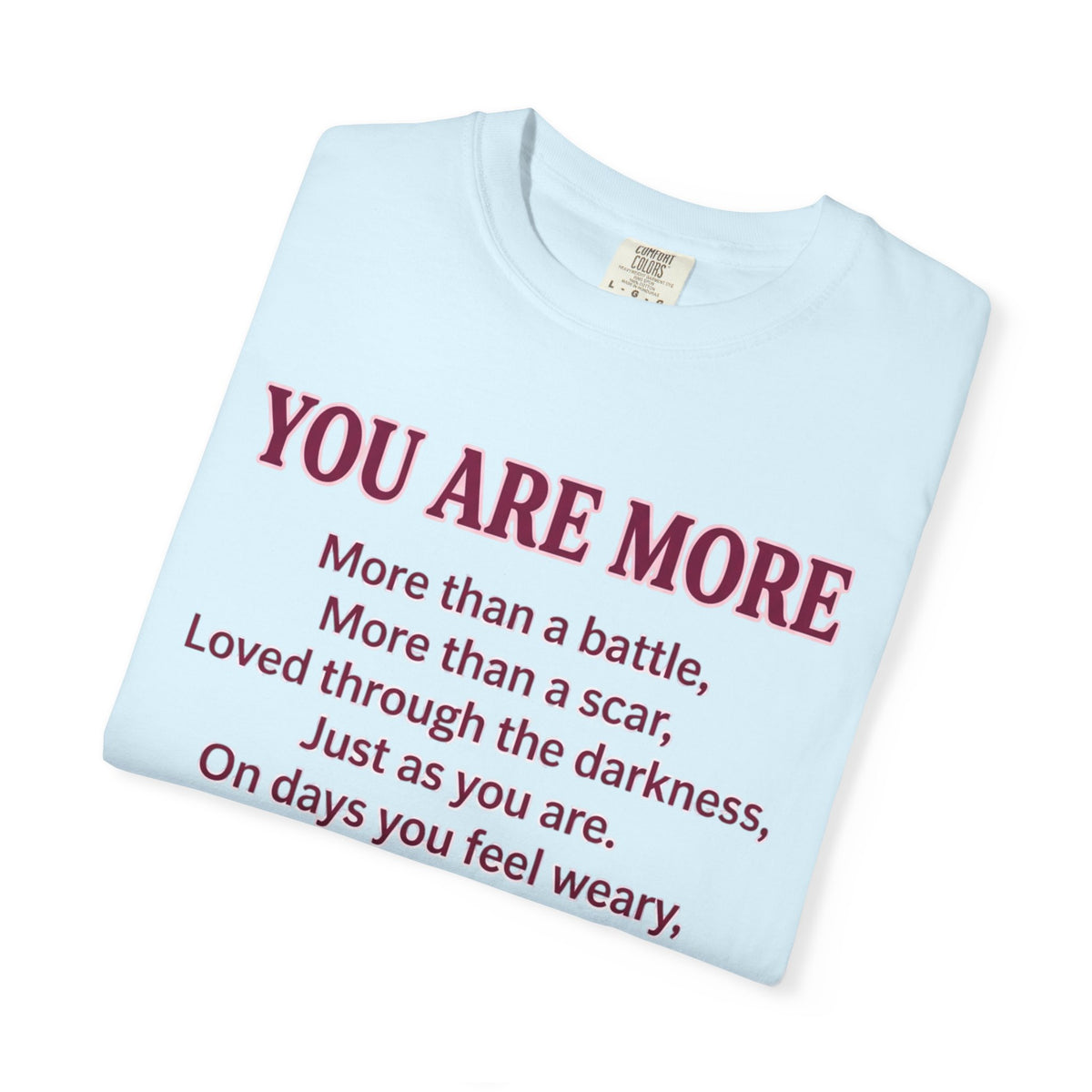 Pink Ribbon Poem T-Shirt | Breast Cancer Awareness & Hope