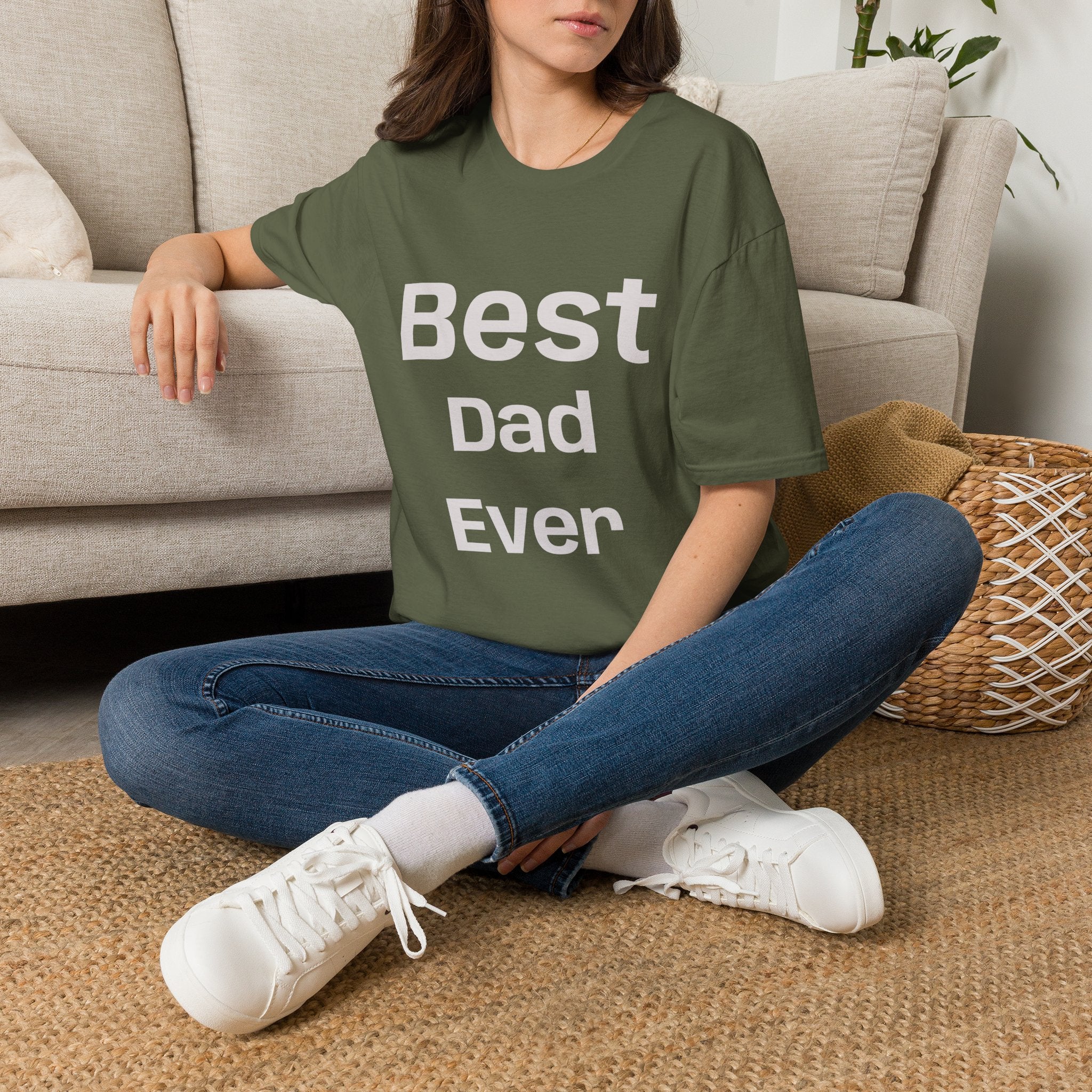 Best Dad Ever T-Shirt — “No Backsies” Back Print