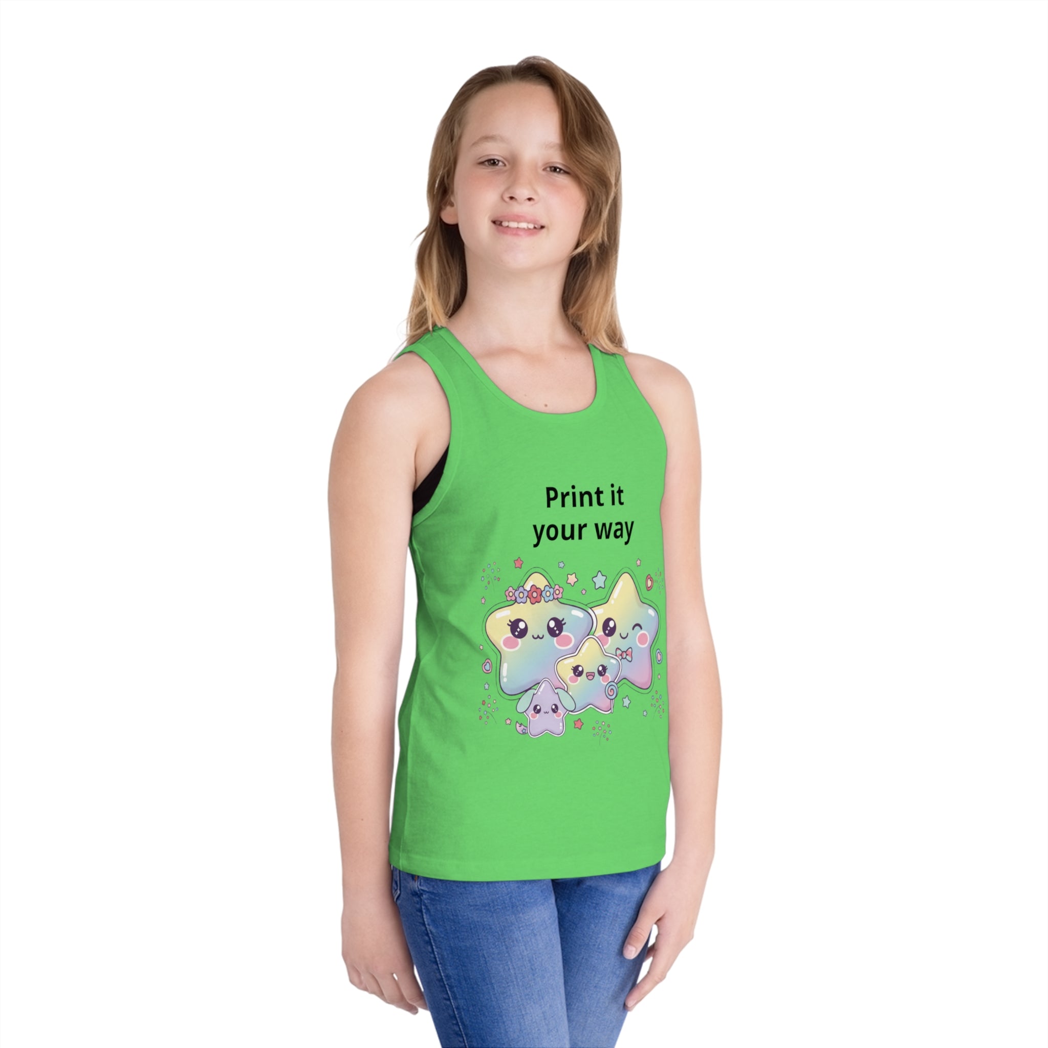 Family Star Kids 4th of July Tank — Soft Star Family Edition
