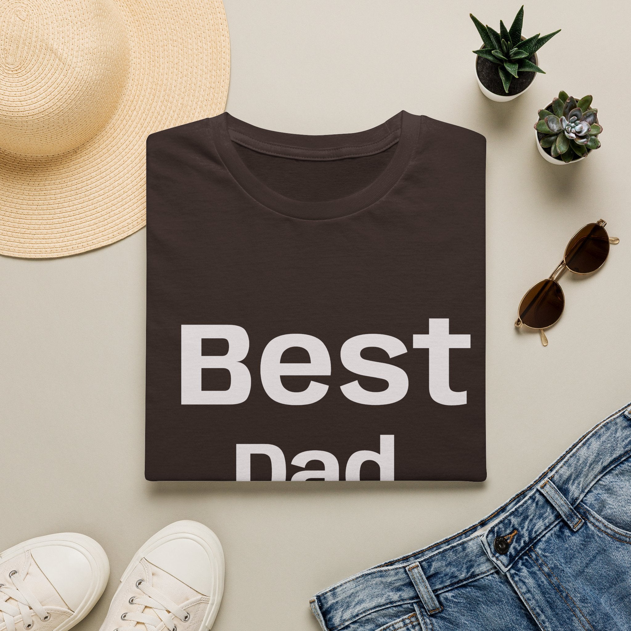 Best Dad Ever T-Shirt — “No Backsies” Back Print