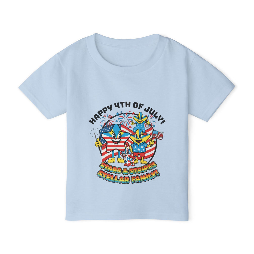 Stellar Family Toddler Tee — Happy 4th of July