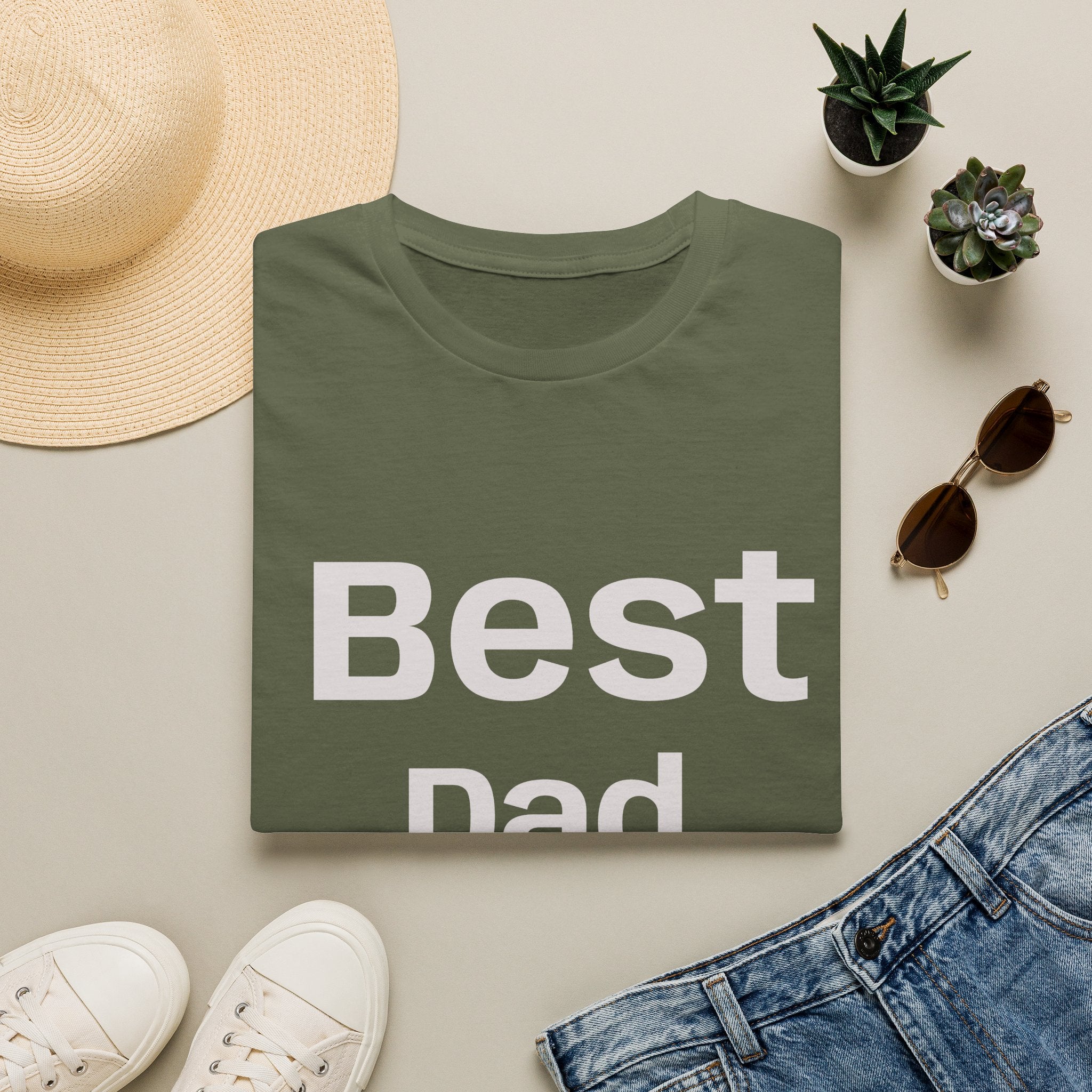 Best Dad Ever T-Shirt — “No Backsies” Back Print