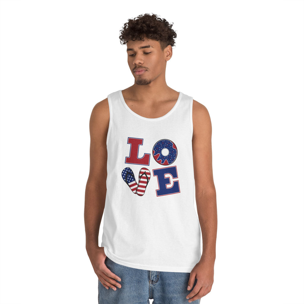 L-O-V-E 4th of July Tank Top