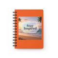 Stay Inspired Beach Spiral Notebook | Family Star (orange)