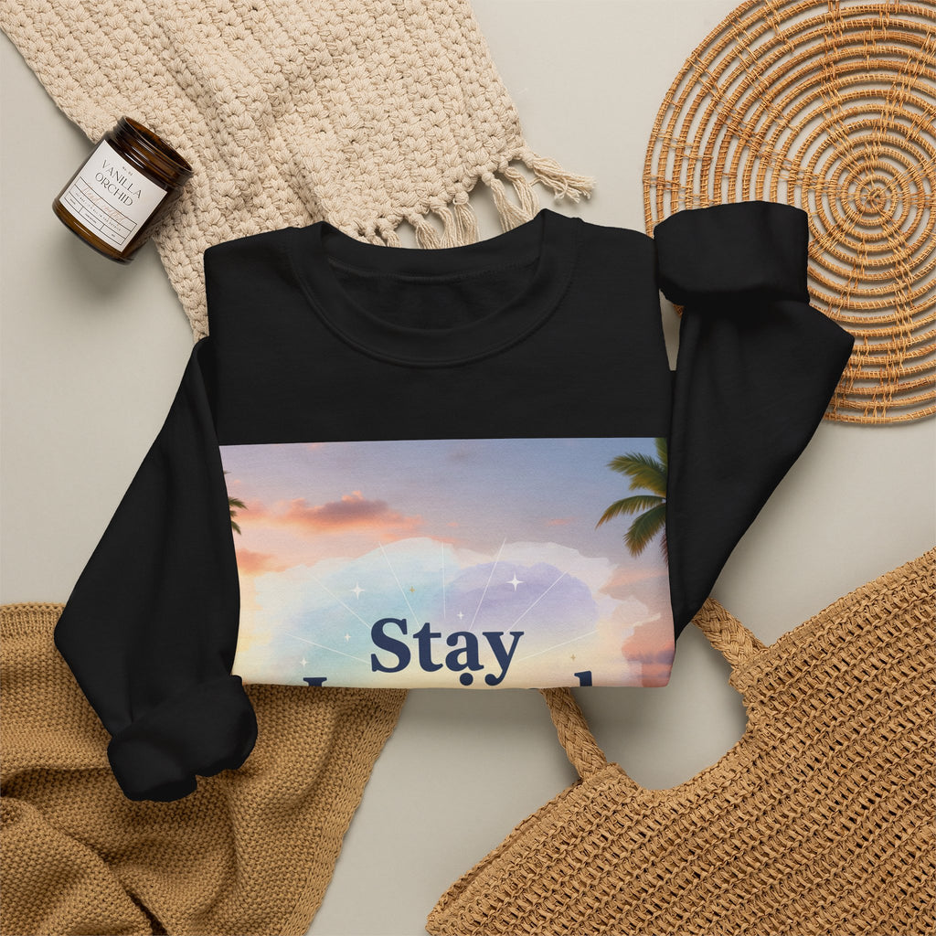 Stay Inspired Beach Unisex Sweatshirt | Family Star