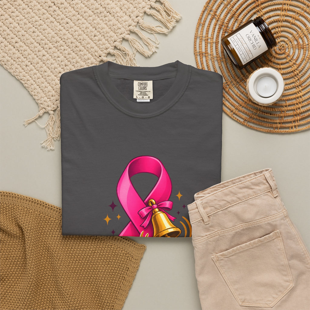 Breast Cancer Awareness T-Shirt — "She Rang the Bell" Personalized Tee