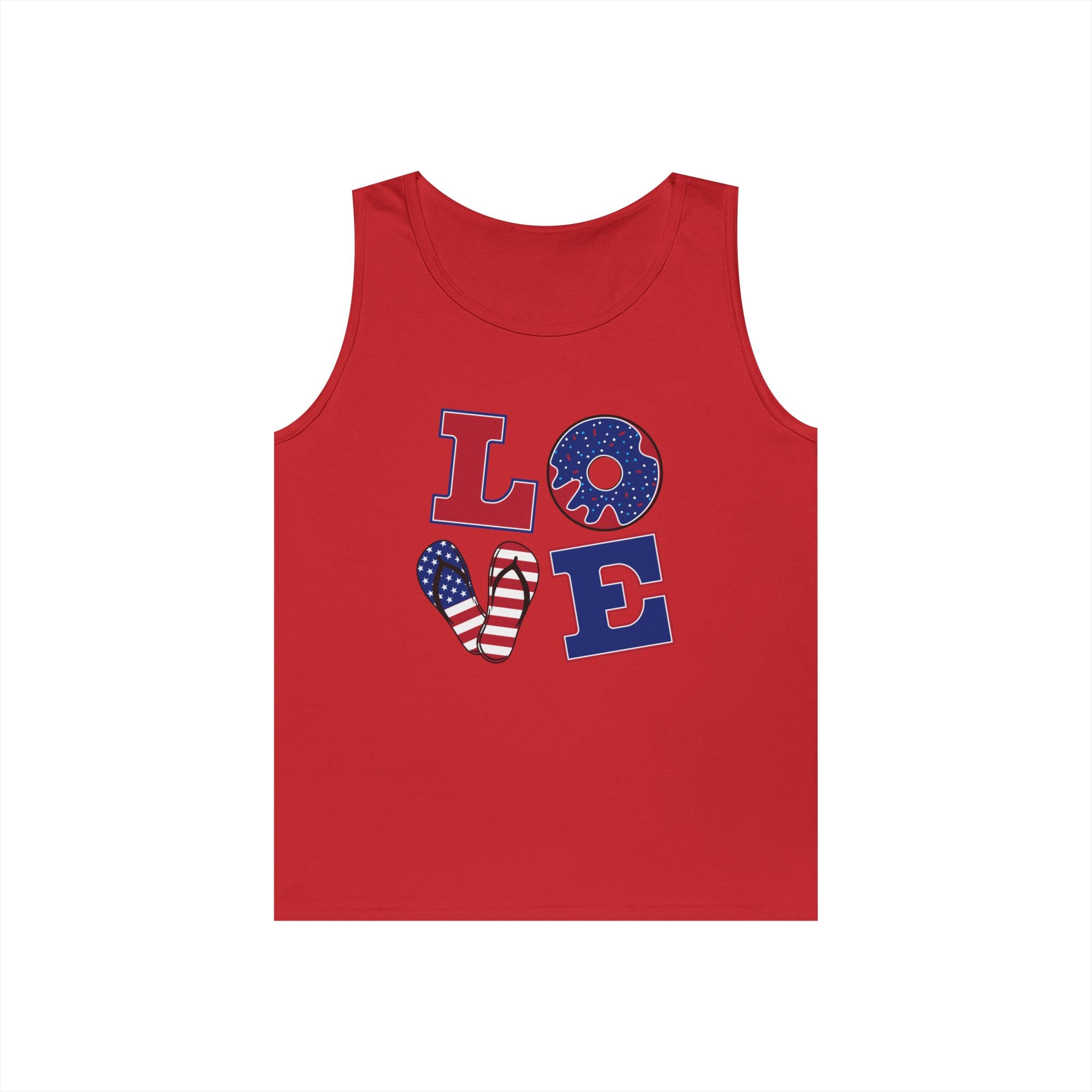 L-O-V-E 4th of July Tank Top