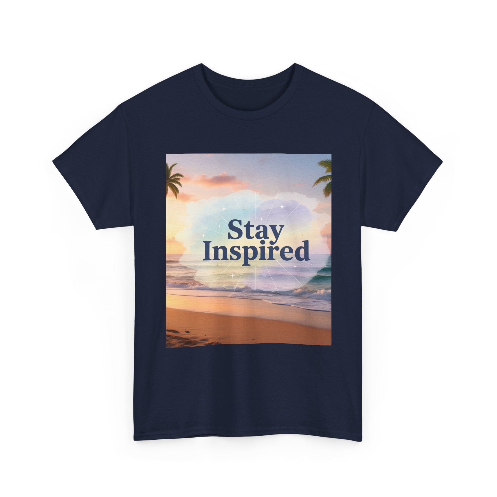 Stay Inspired Beach Sunset Unisex T-Shirt