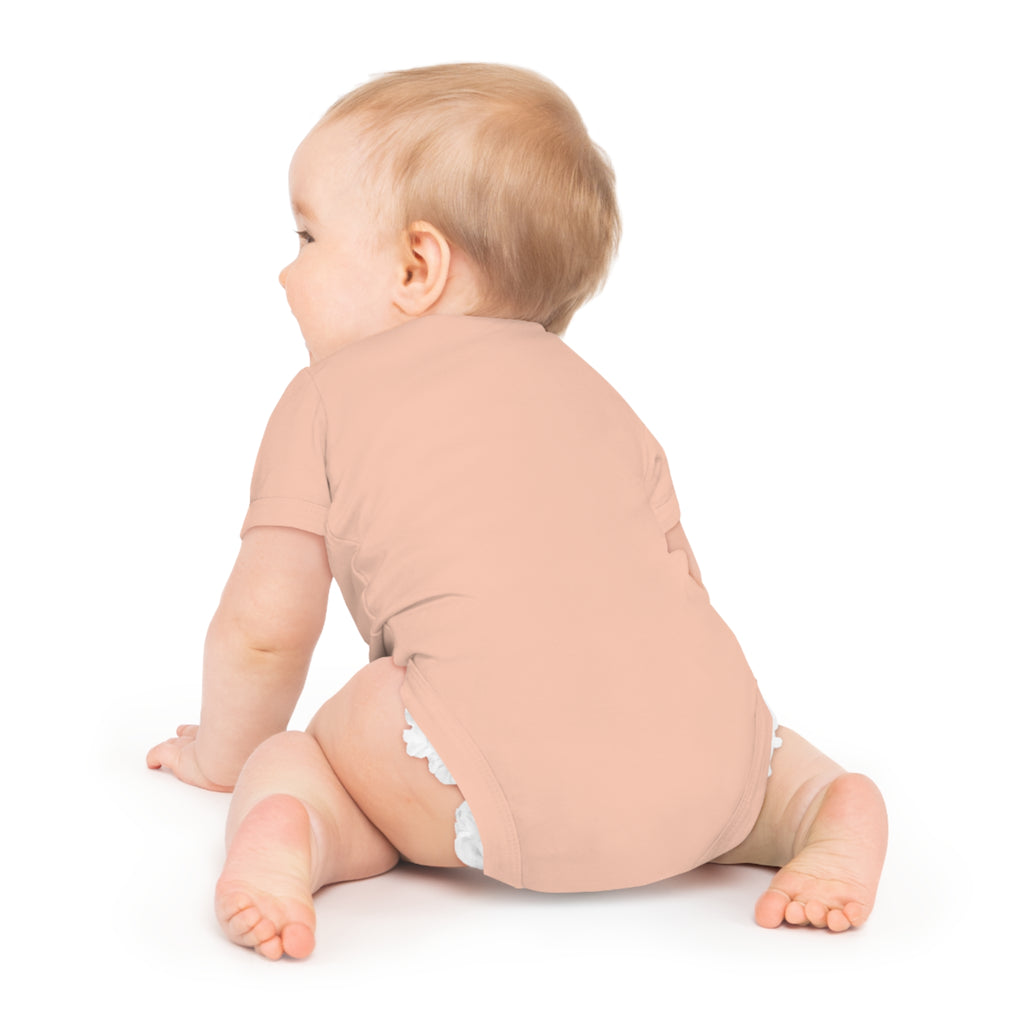 Kawaii Star 4th of July Baby Bodysuit — White Star