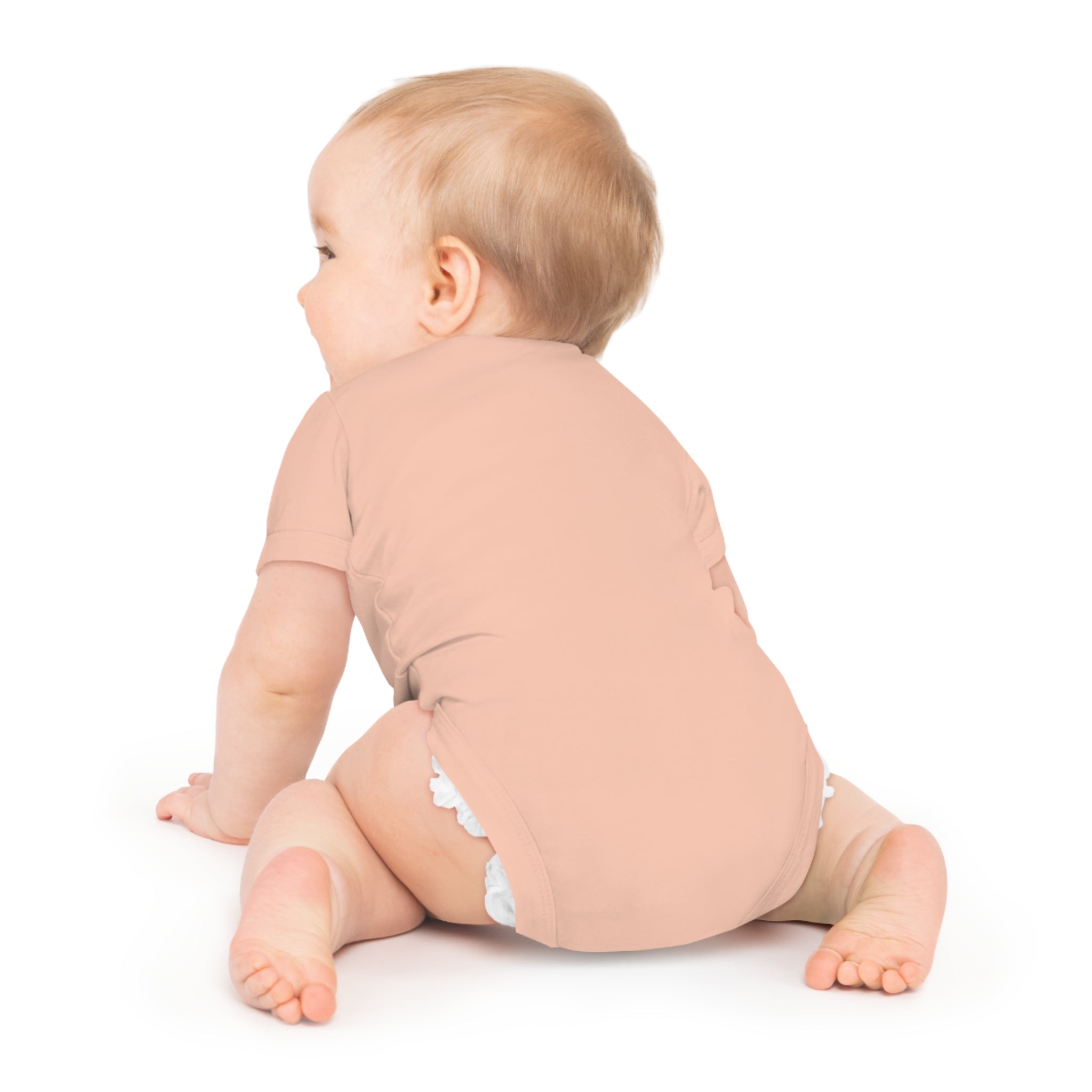 Kawaii Star 4th of July Baby Bodysuit — White Star