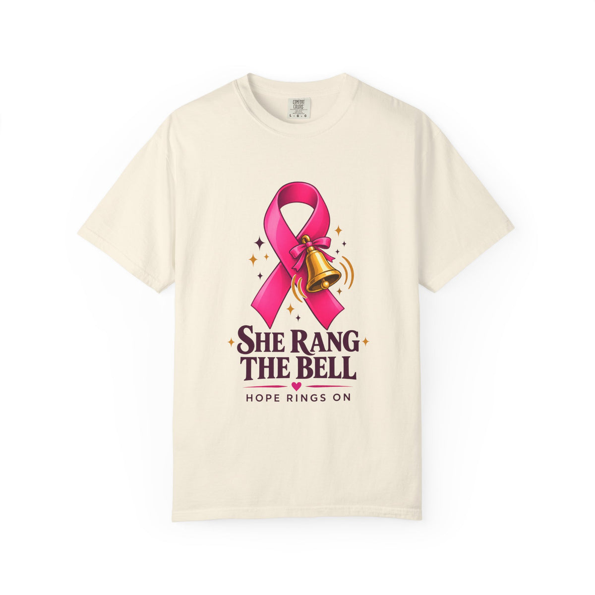 Breast Cancer Awareness T-Shirt — "She Rang the Bell" Personalized Tee