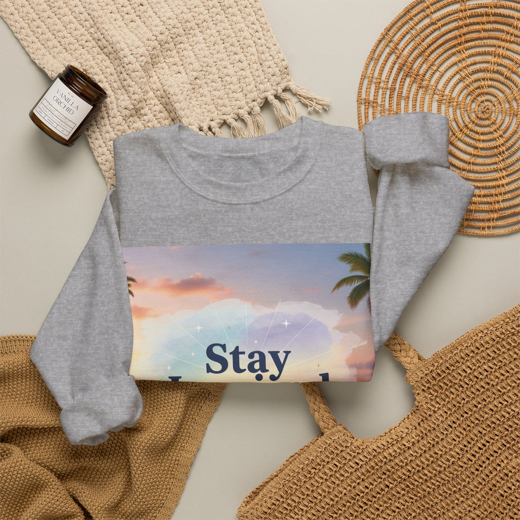 Stay Inspired Beach Unisex Sweatshirt | Family Star