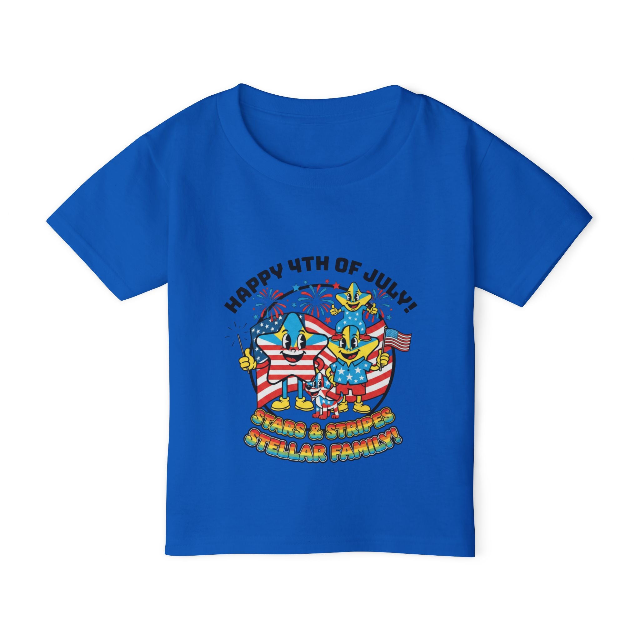 Stellar Family Toddler Tee — Happy 4th of July