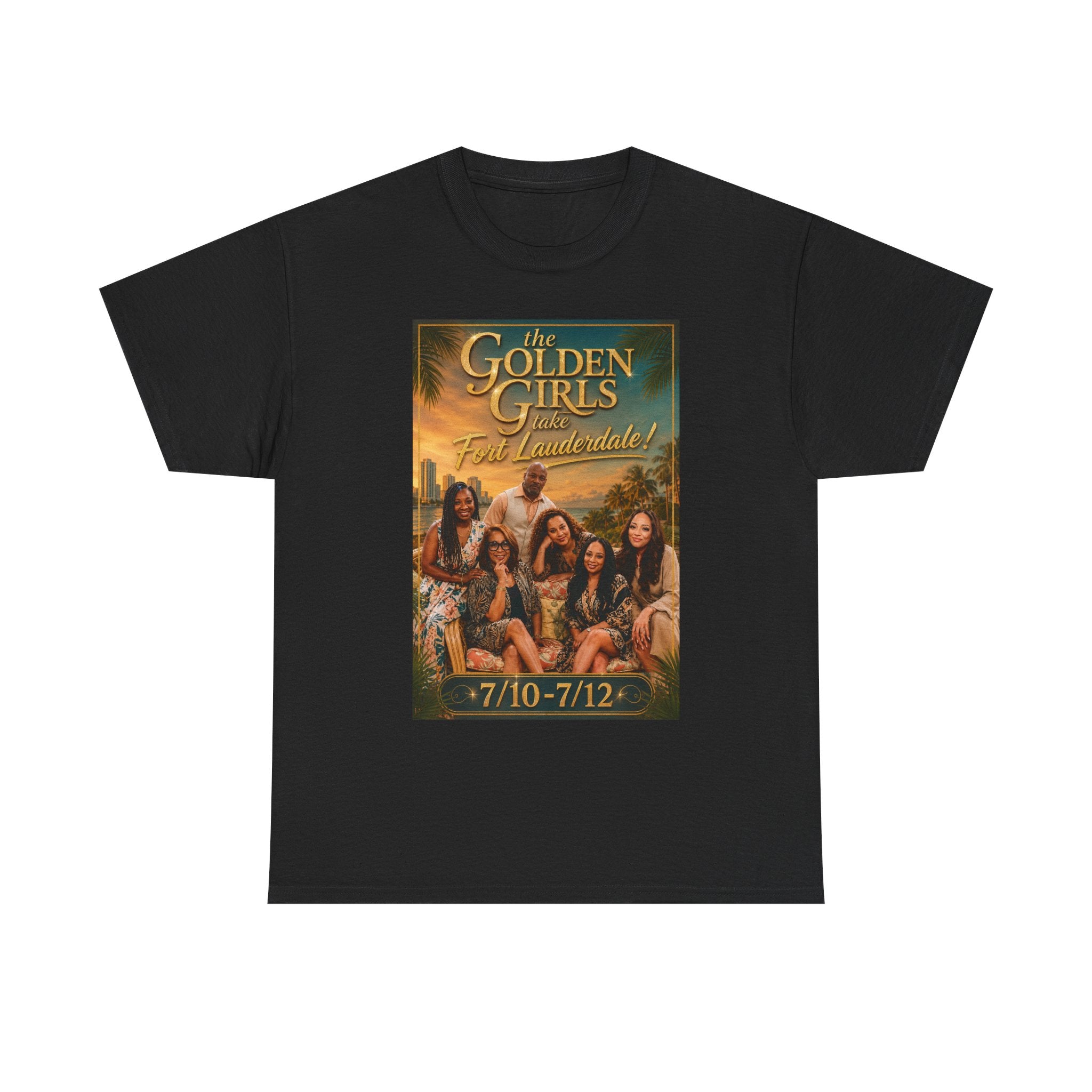 Golden Girls Tour Poster T-Shirt — Vintage Concert Tee (7/10–7/12)