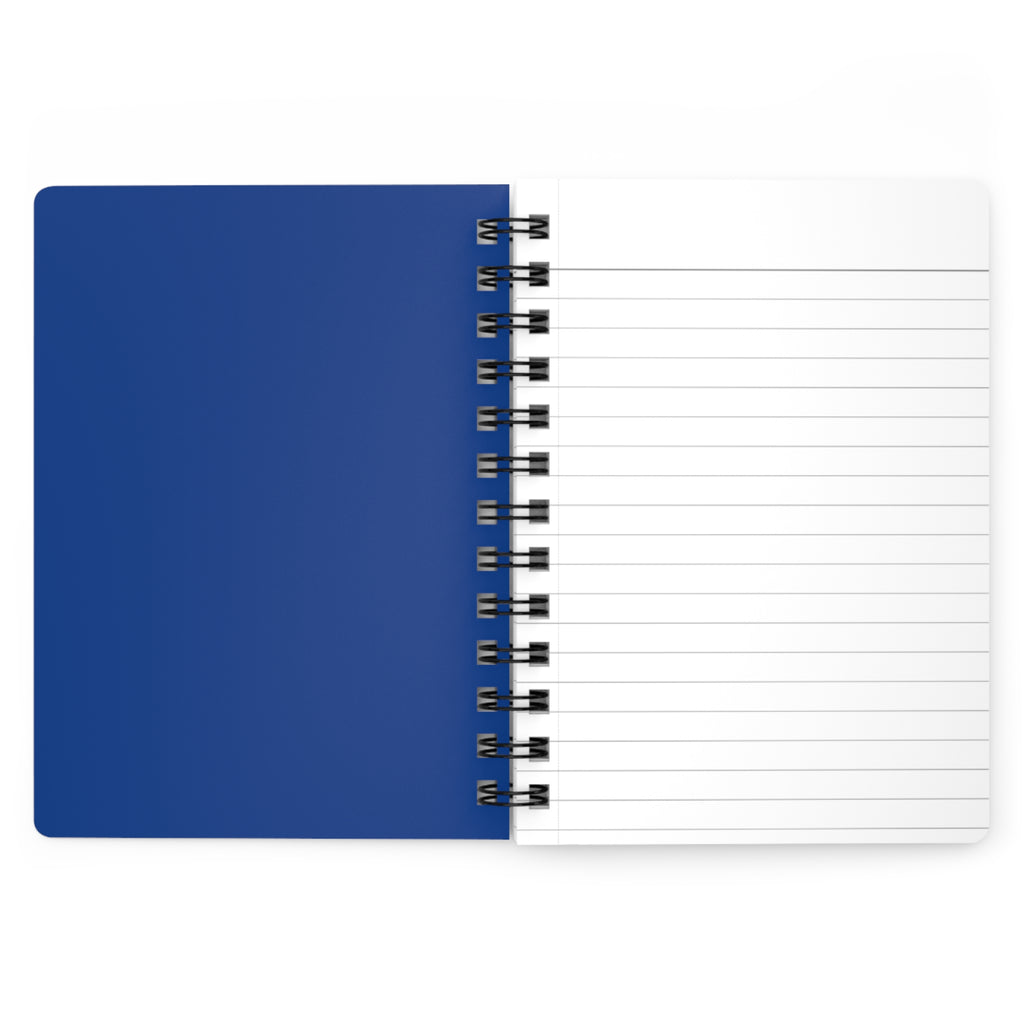 Stay Inspired Beach Spiral Notebook | Family Star (blue)
