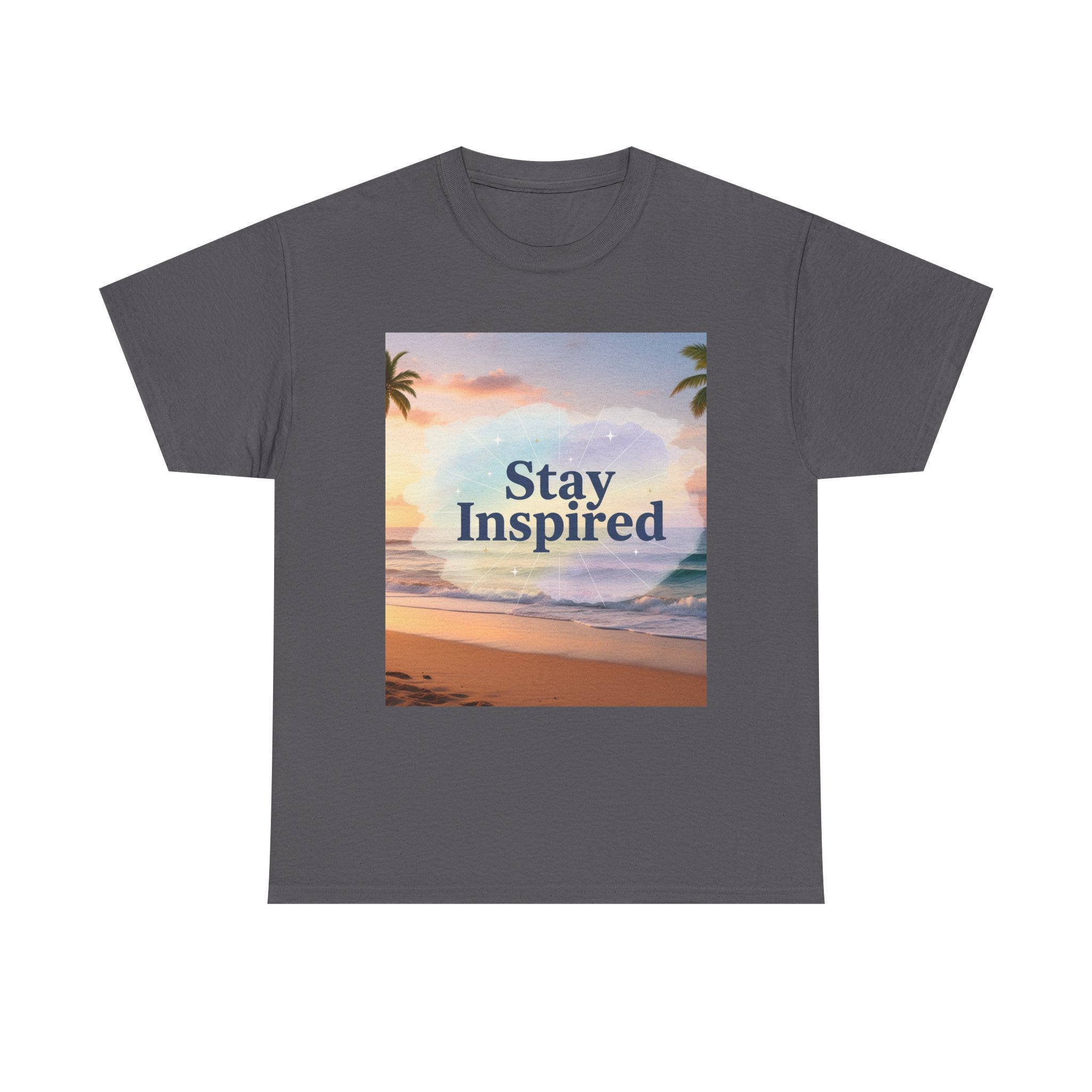 Stay Inspired Beach Sunset Unisex T-Shirt