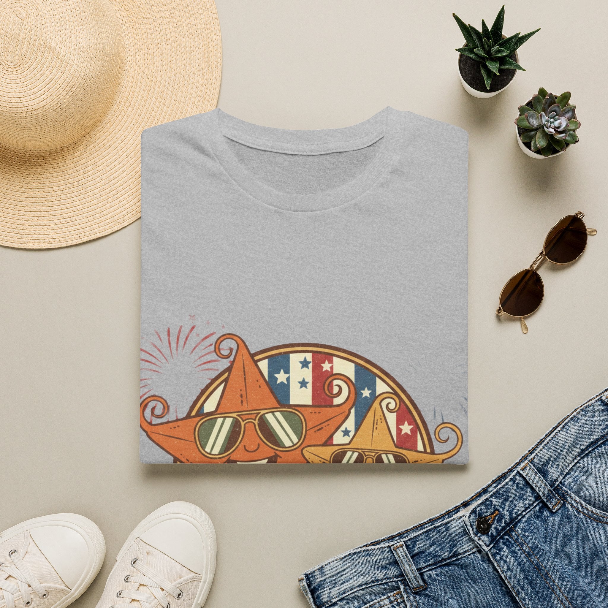 Family Star 4th of July Tee — Vintage Cool Star Family Edition