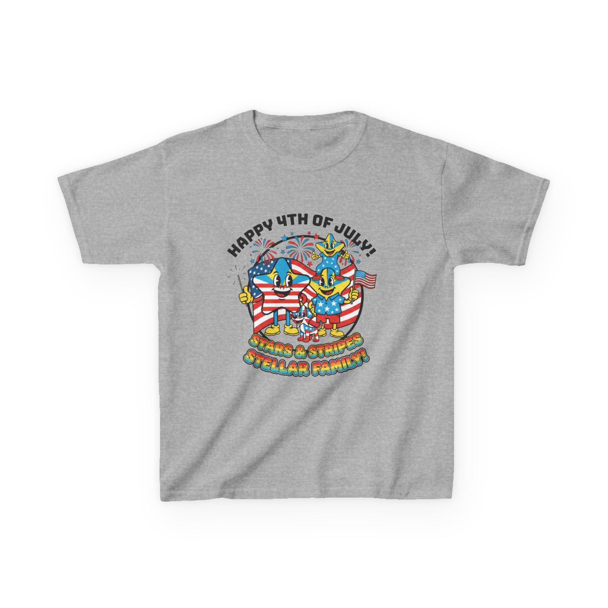 Stellar Family Kids Tee — Happy 4th of July