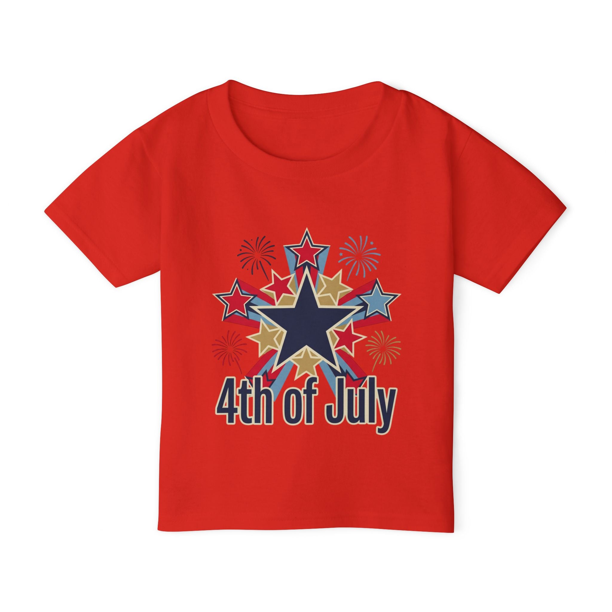 4th of July Toddler T-Shirt — Fireworks Star