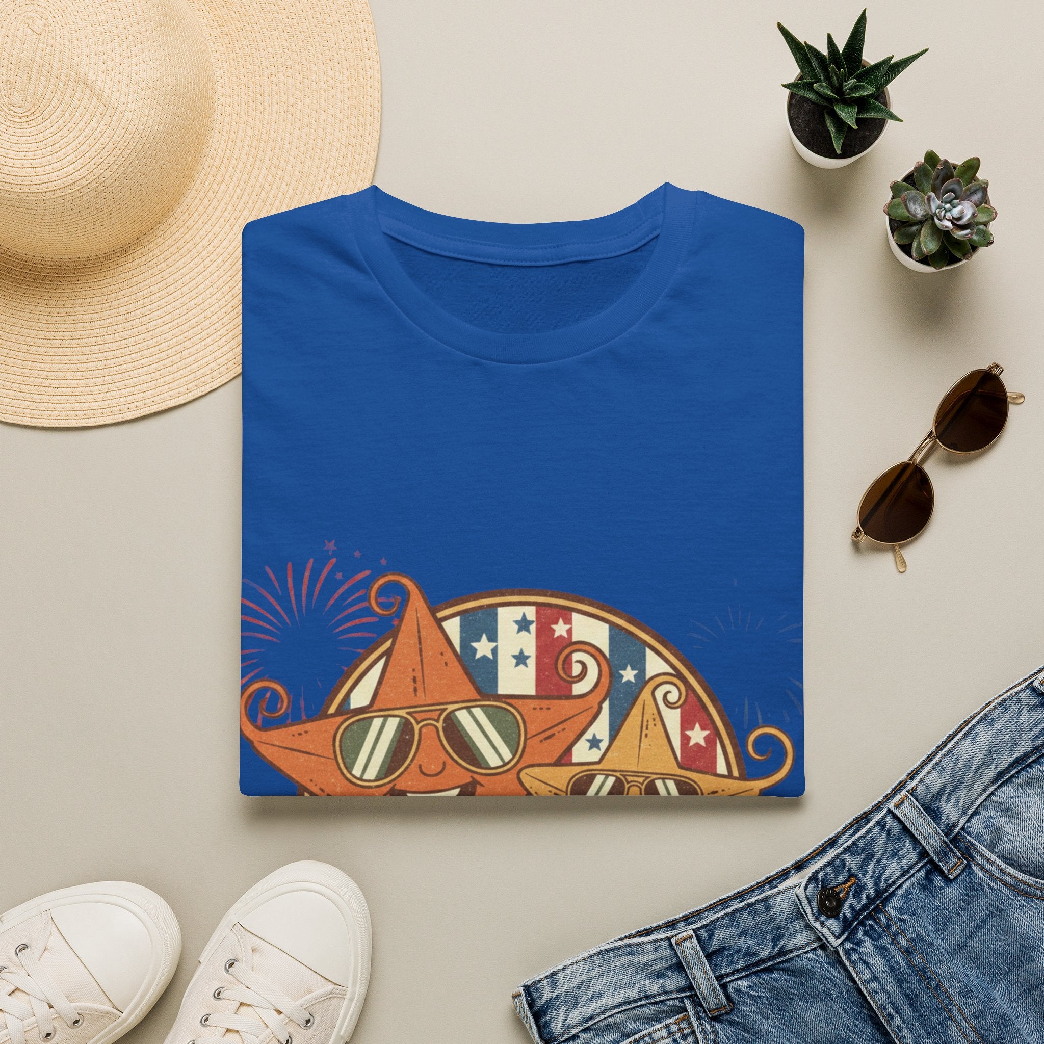 Family Star 4th of July Tee — Vintage Cool Star Family Edition