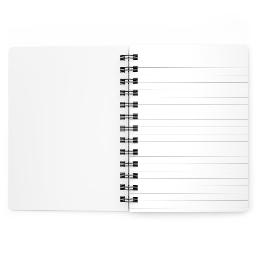 Stay Inspired Beach Spiral Notebook | Family Star (white)