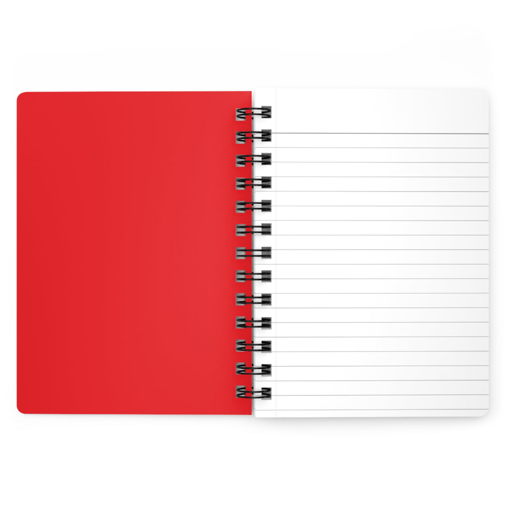 Stay Inspired Beach Spiral Notebook | Family Star (red)