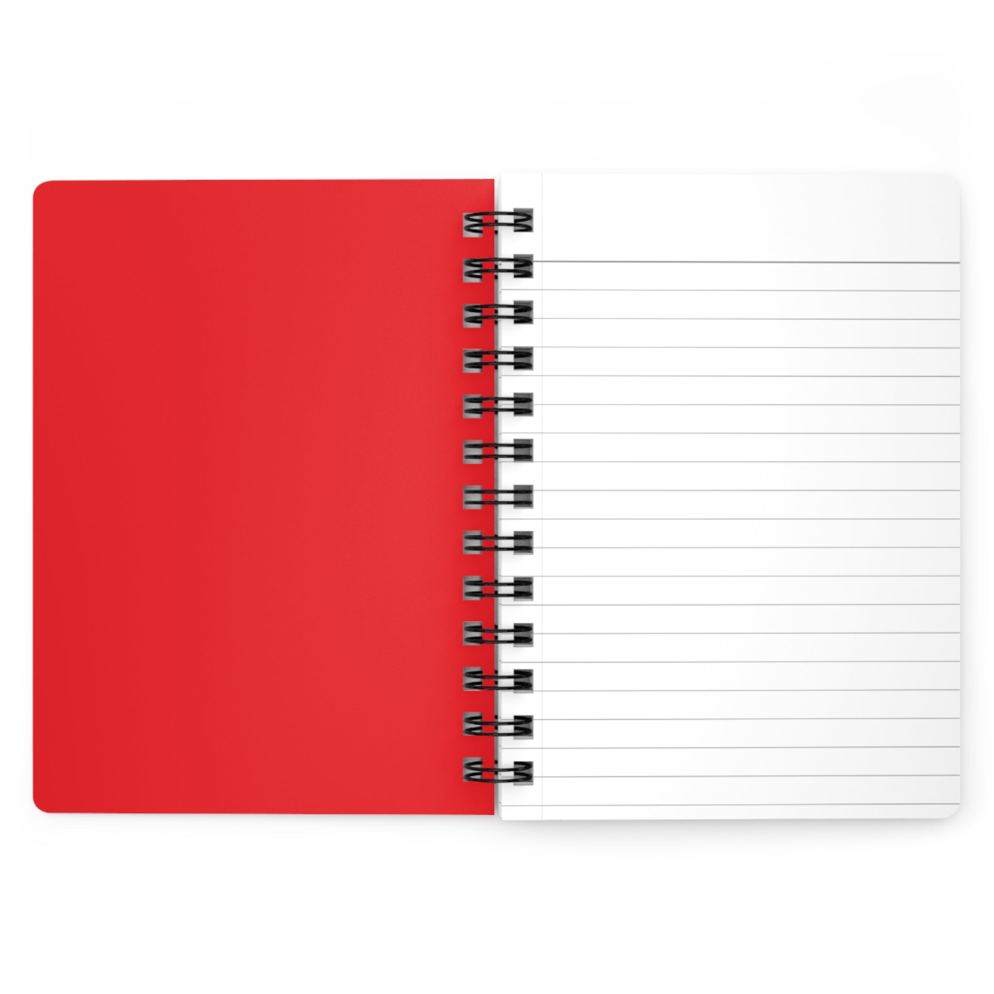 Stay Inspired Beach Spiral Notebook | Family Star (red)