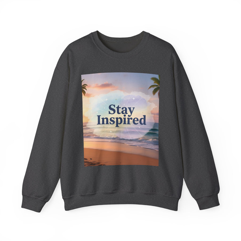 Stay Inspired Beach Unisex Sweatshirt | Family Star