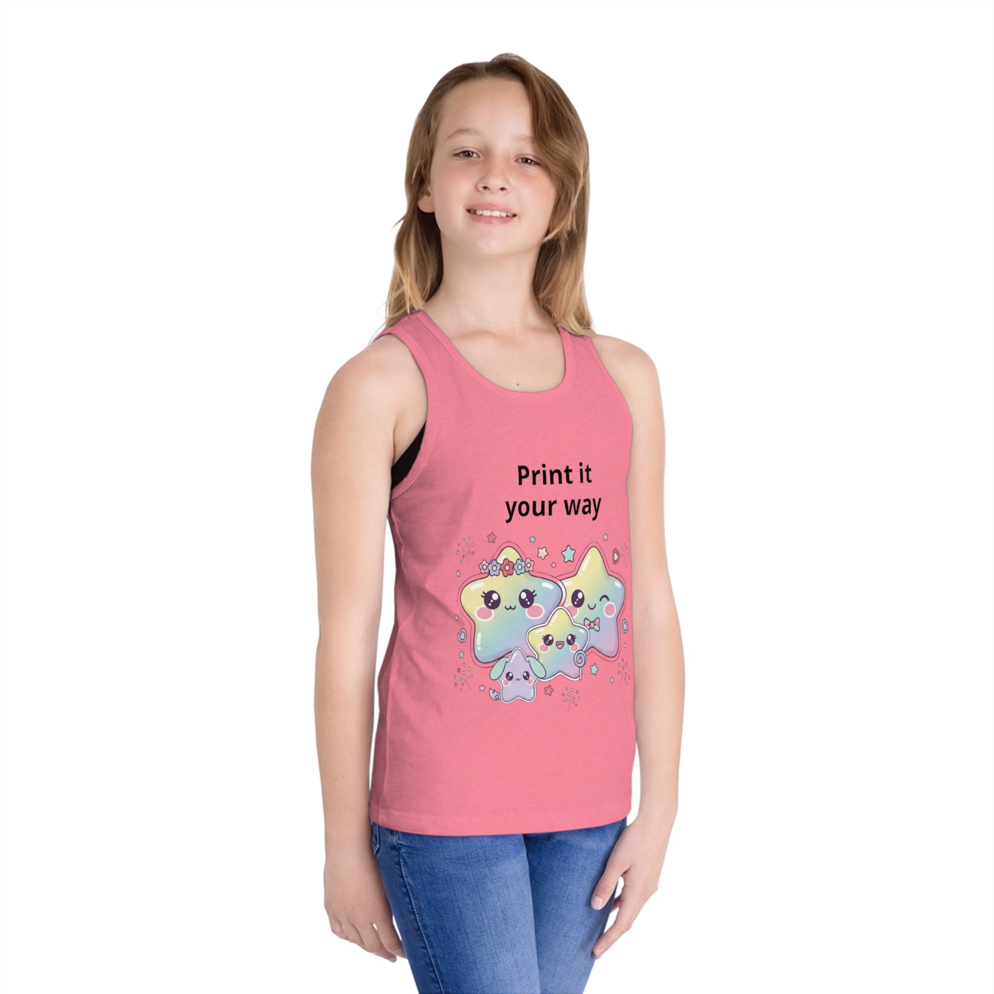 Family Star Kids 4th of July Tank — Soft Star Family Edition
