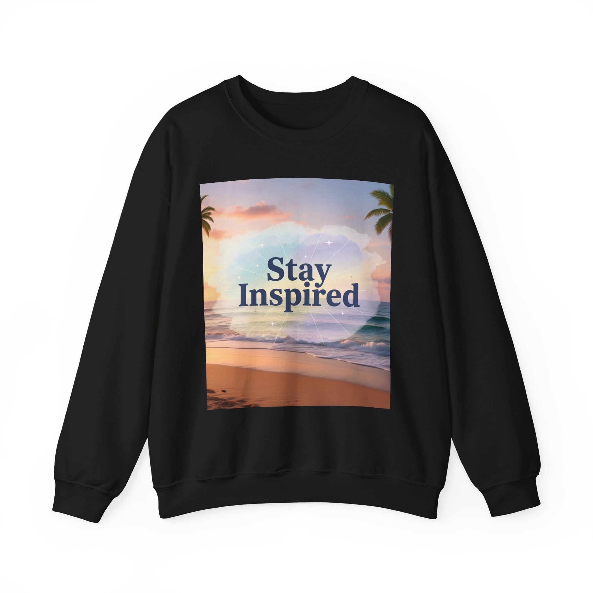 Stay Inspired Beach Unisex Sweatshirt | Family Star