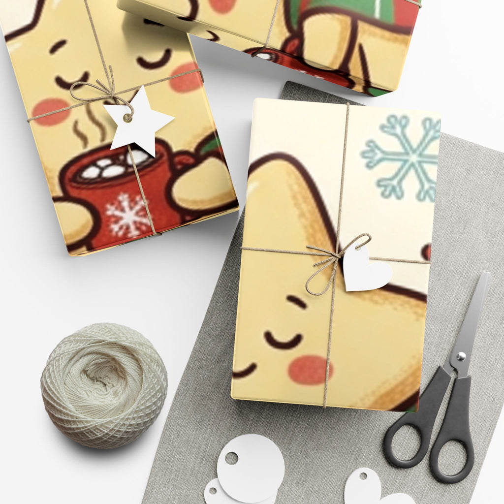 Starry Winter Fun Christmas Wrapping Paper