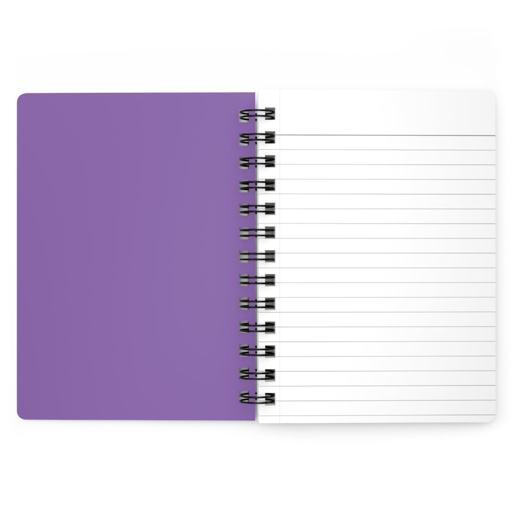 Back At It Spiral Notebook ((Purple) Motivational Back-to-School Journal for Students & Teachers