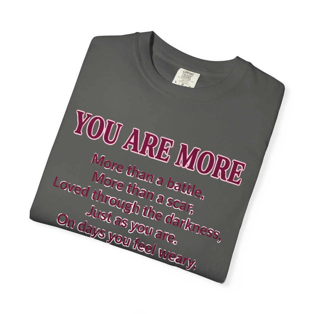 Pink Ribbon Poem T-Shirt | Breast Cancer Awareness & Hope