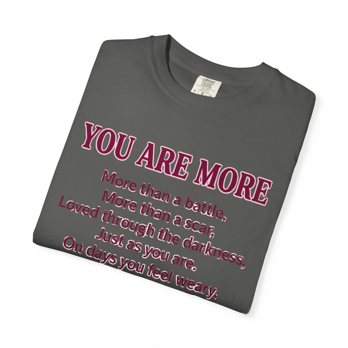 Pink Ribbon Poem T-Shirt | Breast Cancer Awareness & Hope