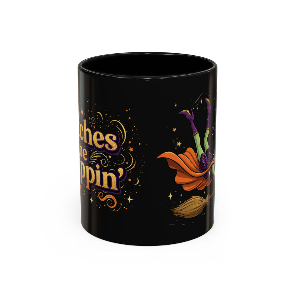 Witches Be Trippin' Coffee Mug — Halloween Witch Accent Mug (11/15oz)
