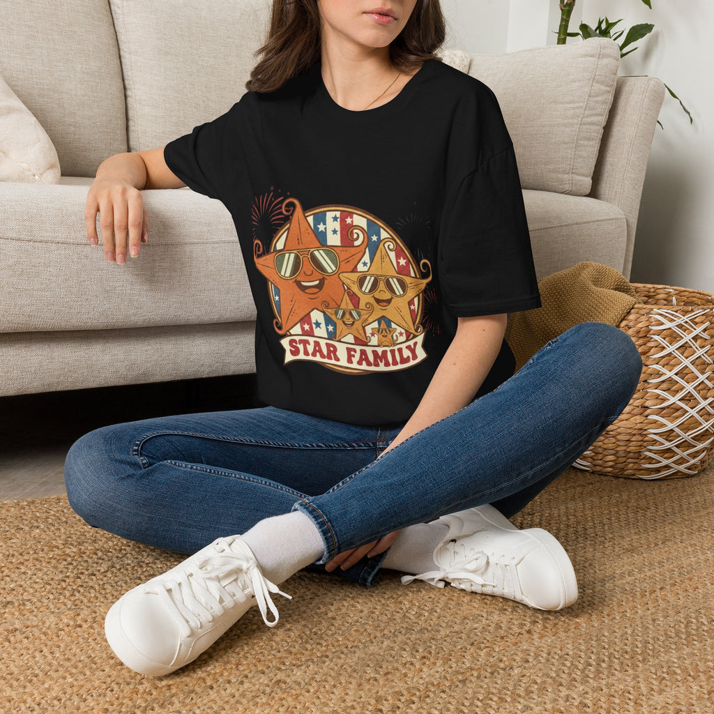 Family Star 4th of July Tee — Vintage Cool Star Family Edition